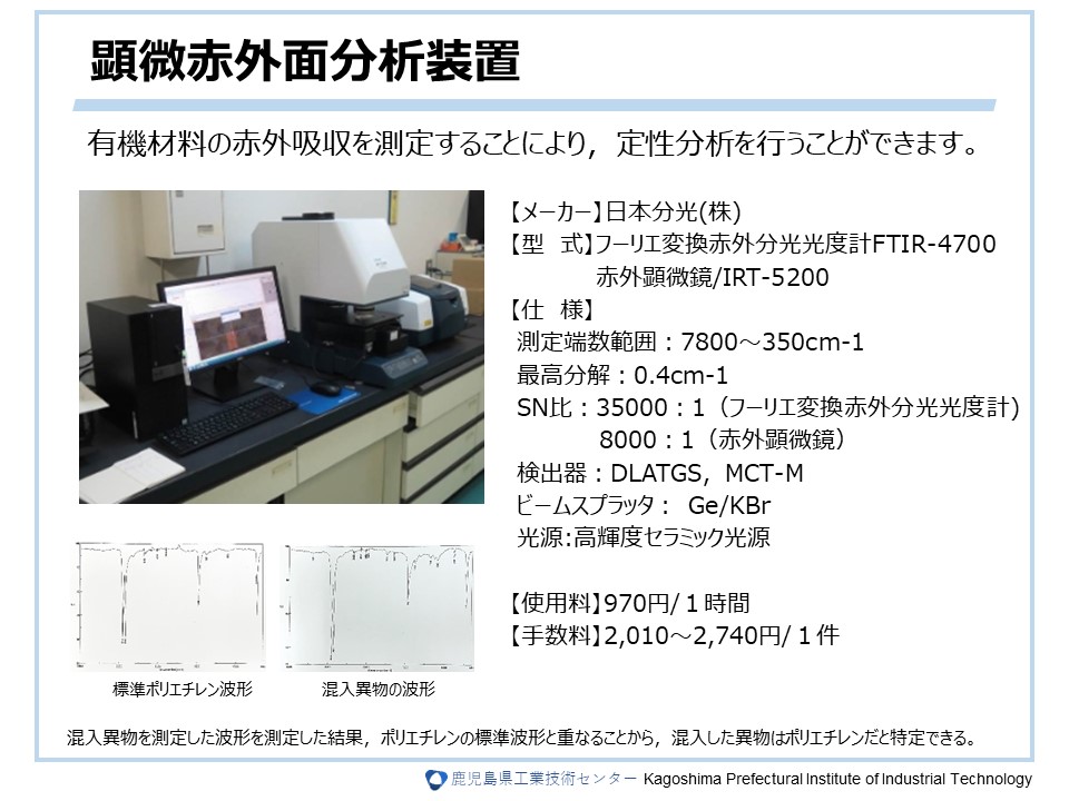 顕微赤外面分析装置